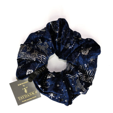 Scrunchie - Silver Pegasus